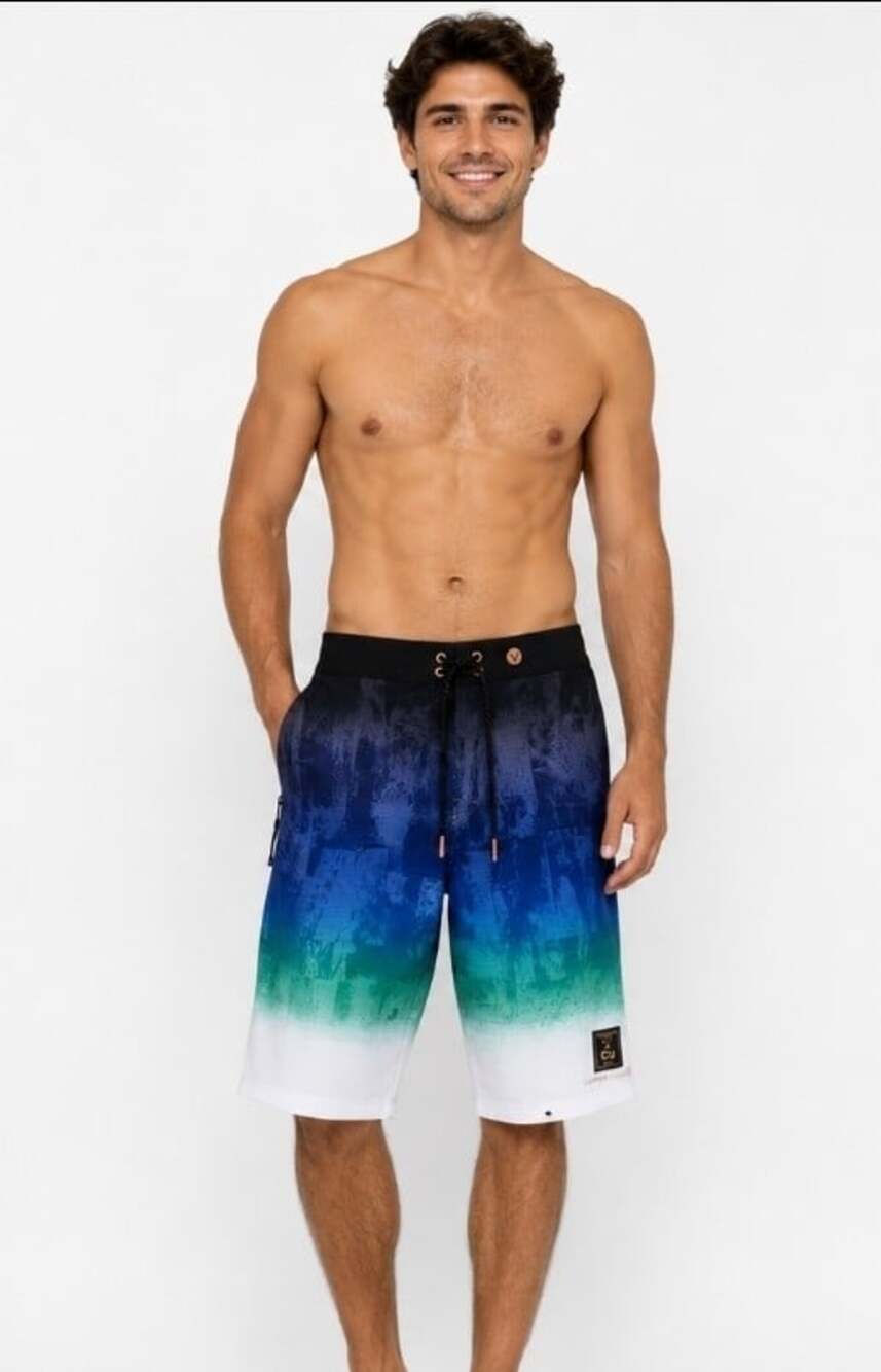 VAST Copper Series Board Shorts Swim Trunks Mens 38 Tropical Surfing Nwt T90